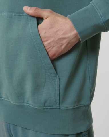 Archer Vintage - Der Garment-Dyed Unisex-Hoodie aus French Terry - G. Dyed Hydro - XXL bedrucken, Art.-Nr. STSU040C1022X