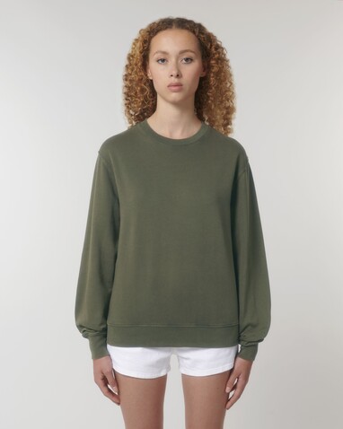 Matcher Vintage - Das Garment-Dyed Rundhals-Unisex-Sweatshirt aus French Terry - G. Dyed Khaki - M bedrucken, Art.-Nr. STSU085C1091M Matcher Vintage - Das Garment-Dyed Rundhals-Unisex-Sweatshirt aus French Terry - G. Dyed Khaki - M bedrucken, Art.-Nr. STSU085C1091M