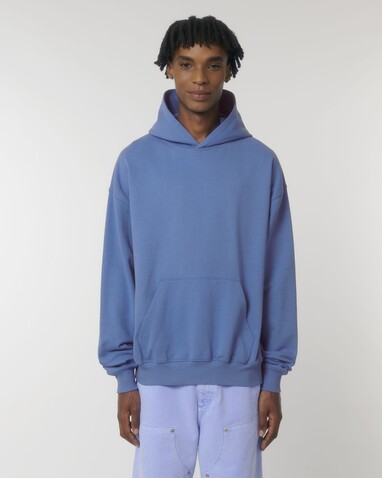 Cooper Dry - Der Boxy Unisex-Hoodie mit trockenem Griff - Bright Blue - L bedrucken, Art.-Nr. STSU797C0531L