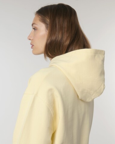 Cooper Dry - Der Boxy Unisex-Hoodie mit trockenem Griff - Butter - M bedrucken, Art.-Nr. STSU797C0781M