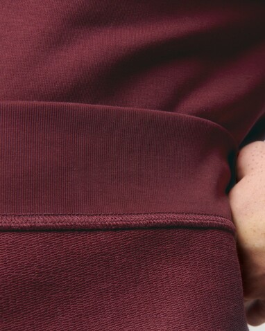 Matcher - Das Rundhals-Unisex-Sweatshirt aus French Terry - Burgundy - S bedrucken, Art.-Nr. STSU799C2441S
