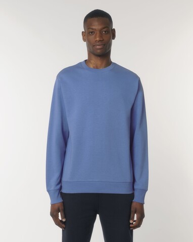 Matcher - Das Rundhals-Unisex-Sweatshirt aus French Terry - Bright Blue - M bedrucken, Art.-Nr. STSU799C0531M