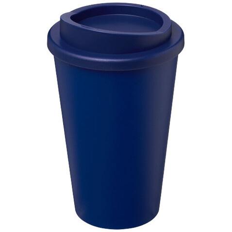 Americano® Eco 350 ml recycelter Becher, blau bedrucken, Art.-Nr. 21042252