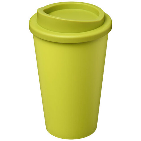 Americano® Eco 350 ml recycelter Becher, limone bedrucken, Art.-Nr. 21042263