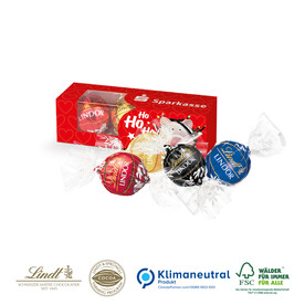 Lindt Lindor Präsent, 3er bedrucken, Art.-Nr. 91004-W