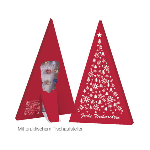 Adventskalender Lindt „Weihnachtsbaum“, Klimaneutral, FSC® bedrucken, Art.-Nr. 95217-W