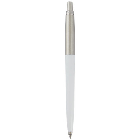 Parker Jotter Recycled Kugelschreiber (blaue Mine), weiss bedrucken, Art.-Nr. 10782301