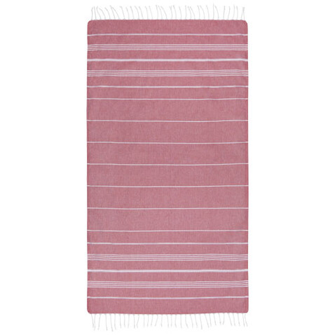Anna 150 g/m² Hammam Baumwollhandtuch 100 × 180 cm, rot bedrucken, Art.-Nr. 11333521 Anna 150 g/m² Hammam Baumwollhandtuch 100 × 180 cm, rot bedrucken, Art.-Nr. 11333521