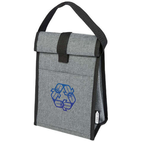 Reclaim GRS rPET Kühltasche für 4 Dosen 5L, heather grau bedrucken, Art.-Nr. 12061780
