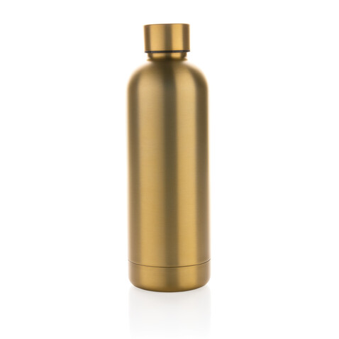 Impact Vakuumflasche aus RCS recyceltem Stainless-Steel gold bedrucken, Art.-Nr. P435.706