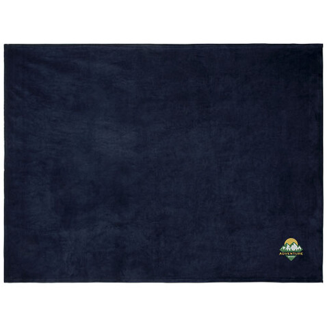 Bay Plaid-Decke aus extraweichem Coral-Fleece, dunkelblau bedrucken, Art.-Nr. 11281003