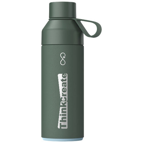 Ocean Bottle 500 ml vakuumisolierte Flasche, waldgrün bedrucken, Art.-Nr. 10075164