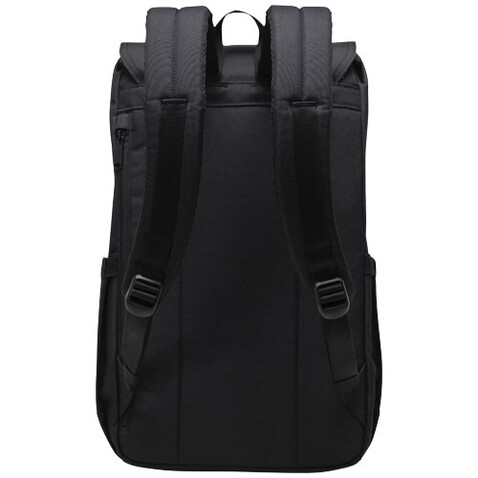 Herschel Retreat™ recycelter Laptop-Rucksack 23 L, schwarz bedrucken, Art.-Nr. 12069190