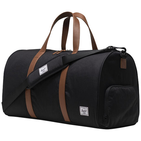 Herschel Novel™ recycelte Reisetasche 43 L, schwarz bedrucken, Art.-Nr. 12069390