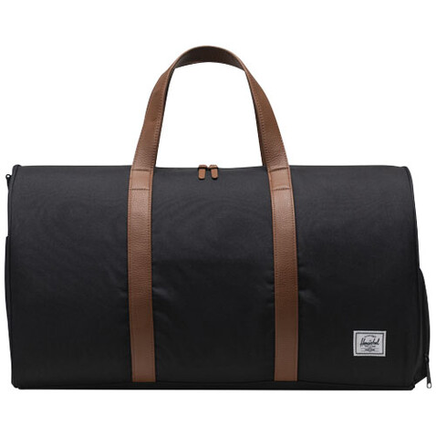 Herschel Novel™ recycelte Reisetasche 43 L, schwarz bedrucken, Art.-Nr. 12069390