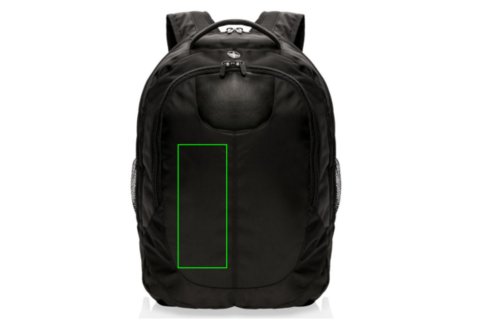 Outdoor Laptop Rucksack schwarz bedrucken, Art.-Nr. P742.010