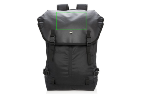 17” Outdoor Laptop Rucksack schwarz bedrucken, Art.-Nr. P762.100