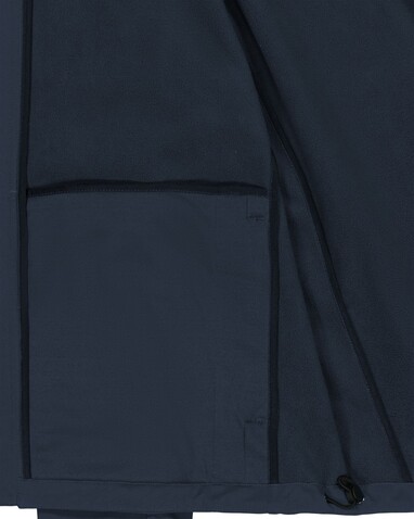 Stanley Discoverer - Die Herren-Softshelljacke mit Kapuze - French Navy - 3XL bedrucken, Art.-Nr. STJM158C7273X