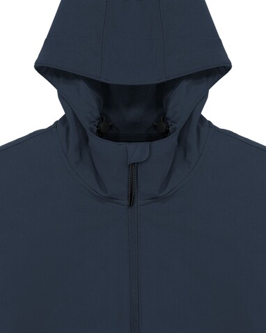 Stanley Discoverer - Die Herren-Softshelljacke mit Kapuze - French Navy - 3XL bedrucken, Art.-Nr. STJM158C7273X