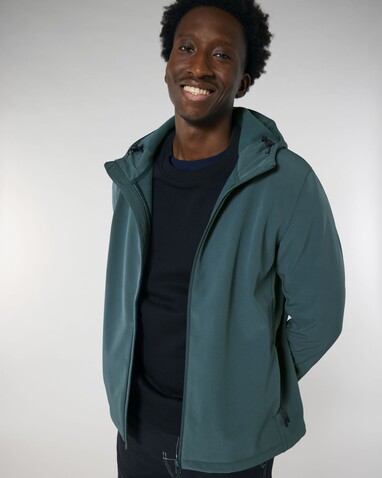 Stanley Discoverer - Die Herren-Softshelljacke mit Kapuze - Stargazer - L bedrucken, Art.-Nr. STJM158C7021L