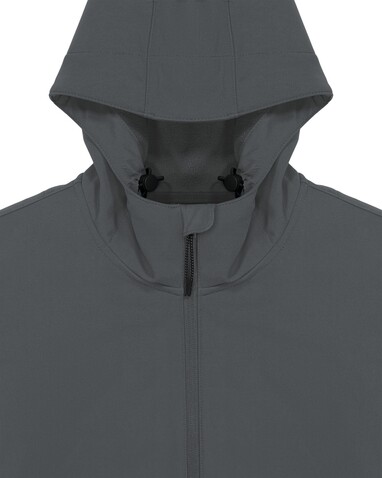 Stanley Discoverer - Die Herren-Softshelljacke mit Kapuze - Anthracite - S bedrucken, Art.-Nr. STJM158C2531S