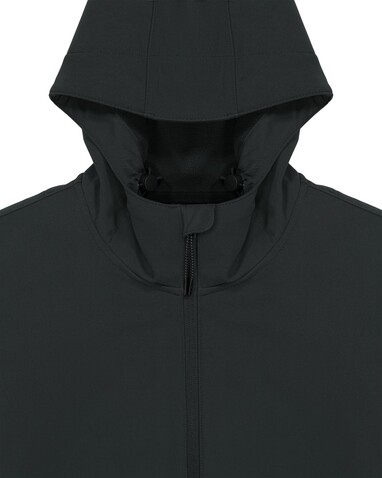 Stanley Discoverer - Die Herren-Softshelljacke mit Kapuze - Black - 5XL bedrucken, Art.-Nr. STJM158C0025X