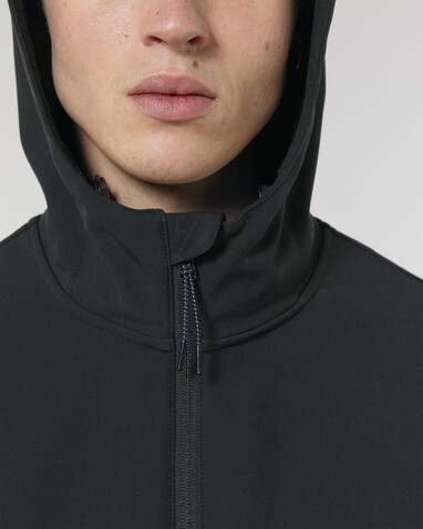Stanley Discoverer - Die Herren-Softshelljacke mit Kapuze - Black - M bedrucken, Art.-Nr. STJM158C0021M