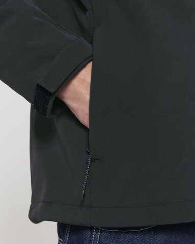 Stanley Discoverer - Die Herren-Softshelljacke mit Kapuze - Black - XXL bedrucken, Art.-Nr. STJM158C0022X