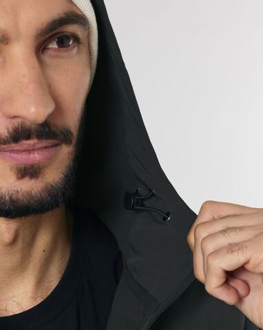 Stanley Discoverer - Die Herren-Softshelljacke mit Kapuze - Black - XXL bedrucken, Art.-Nr. STJM158C0022X