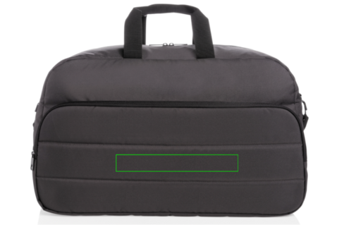 Impact AWARE™ RPET Wochenendtasche schwarz bedrucken, Art.-Nr. P762.021