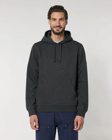 Drummer 2.0 - Der Unisex-Hoodie - Dark Heather Grey - S bedrucken, Art.-Nr. STSU168C6511S