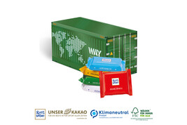 3D Präsent Container, Klimaneutral, FSC® bedrucken, Art.-Nr. 91178