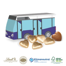 3D Präsent Bus, Klimaneutral, FSC® bedrucken, Art.-Nr. 91425