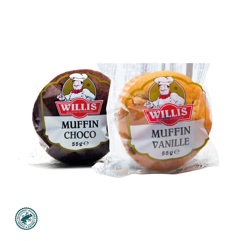 Muffin „Maxi“ im Werbe-Würfel, Klimaneutral, FSC® bedrucken, Art.-Nr. 91483