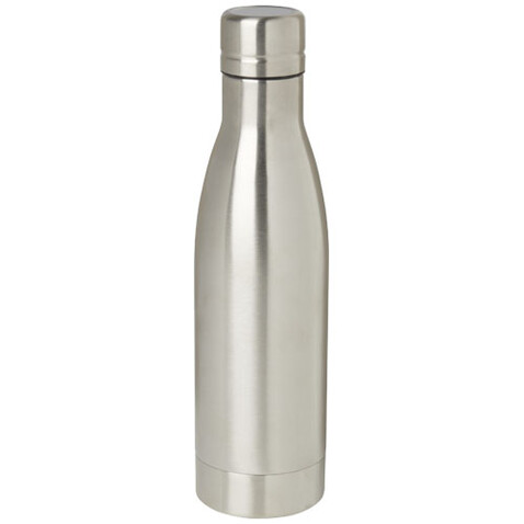 Vasa RCS-zertifizierte Kupfer-Vakuum Isolierflasche aus recyceltem Edelstahl, 500 ml, silber bedrucken, Art.-Nr. 10073681