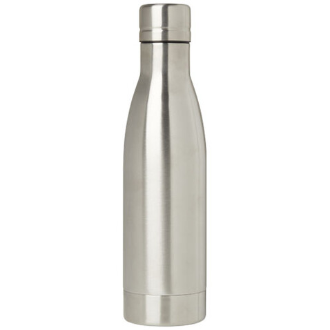 Vasa RCS-zertifizierte Kupfer-Vakuum Isolierflasche aus recyceltem Edelstahl, 500 ml, silber bedrucken, Art.-Nr. 10073681