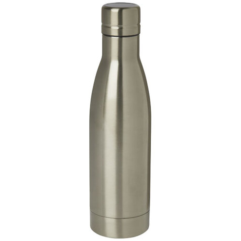 Vasa RCS-zertifizierte Kupfer-Vakuum Isolierflasche aus recyceltem Edelstahl, 500 ml, Titan bedrucken, Art.-Nr. 10073682