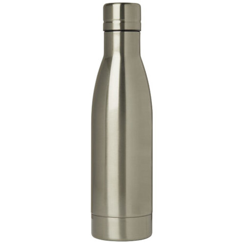 Vasa RCS-zertifizierte Kupfer-Vakuum Isolierflasche aus recyceltem Edelstahl, 500 ml, Titan bedrucken, Art.-Nr. 10073682