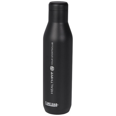 CamelBak® Horizon vakuumisolierte Wasser-/Weinflasche, 750 ml, schwarz bedrucken, Art.-Nr. 10075790