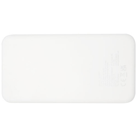 Slender 4000 mAh flache Dual Powerbank, weiss bedrucken, Art.-Nr. 12431901