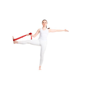 Virabha RPET Yogagurt, rot bedrucken, Art.-Nr. 12703621