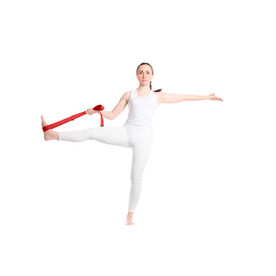 Virabha RPET Yogagurt, rot bedrucken, Art.-Nr. 12703621