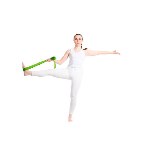 Virabha RPET Yogagurt, grün bedrucken, Art.-Nr. 12703661