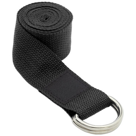 Virabha RPET Yogagurt, schwarz bedrucken, Art.-Nr. 12703690