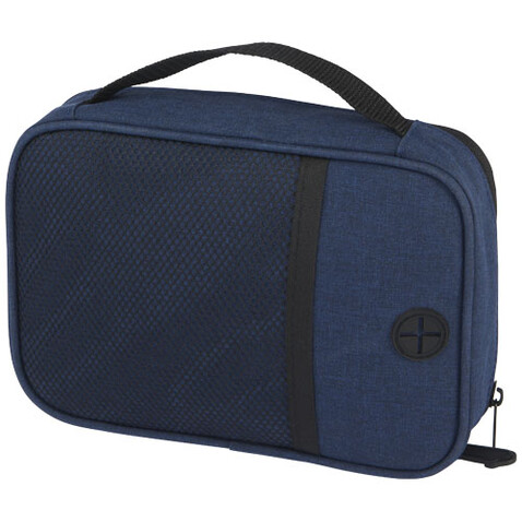 Ross GRS RPET Tech Tasche, 1 l, heather navy bedrucken, Art.-Nr. 13004855