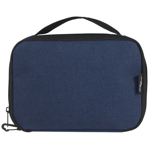 Ross GRS RPET Tech Tasche, 1 l, heather navy bedrucken, Art.-Nr. 13004855