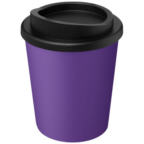 Americano® Espresso 250 ml recycelter Isolierbecher, lila, schwarz bedrucken, Art.-Nr. 21045237