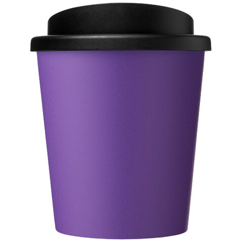 Americano® Espresso 250 ml recycelter Isolierbecher, lila, schwarz bedrucken, Art.-Nr. 21045237
