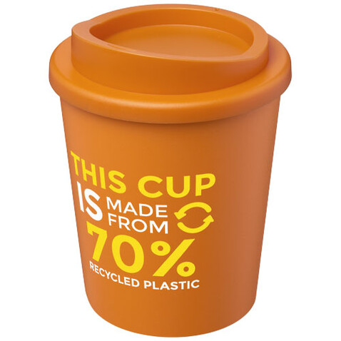 Americano® Espresso Eco 250 ml recycelter Isolierbecher, orange bedrucken, Art.-Nr. 21045431