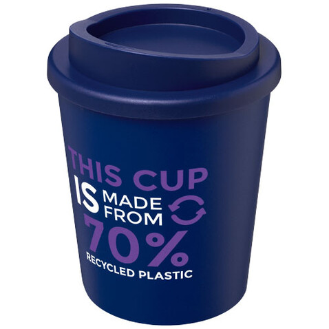Americano® Espresso Eco 250 ml recycelter Isolierbecher, blau bedrucken, Art.-Nr. 21045452